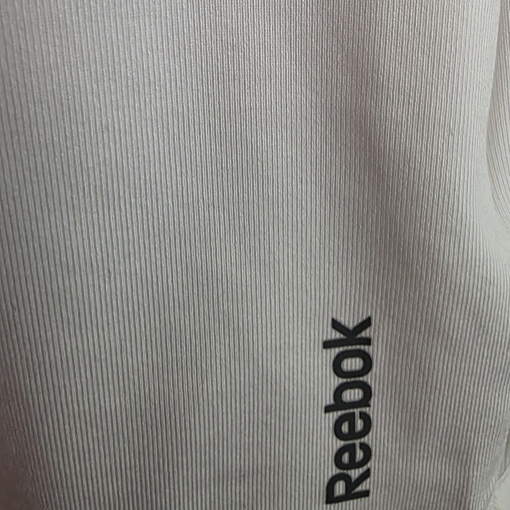 Reebok Youth L (12-14) White Playwarm Long Sleeve BreathableTop - Picture 6 of 6